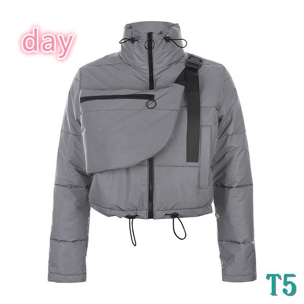 2019 designer womnen's autumn winter reflective jackets women's personality irregular bag stand collar coat streetwear women coatt, Black;brown
2019 designer womnen's autumn winter reflective jackets women's personality irregular bag stand collar coat streetwear women coatt, Black;brown