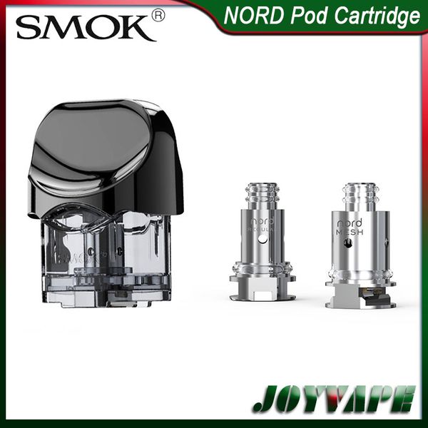 

SMOK NORD Бобы Картриджи 3мл с Nord 1.4ohm Regular 0.6ohm Mesh Катушки Замена стручки Картриджи Катушки для SMOK NORD Pod Kit