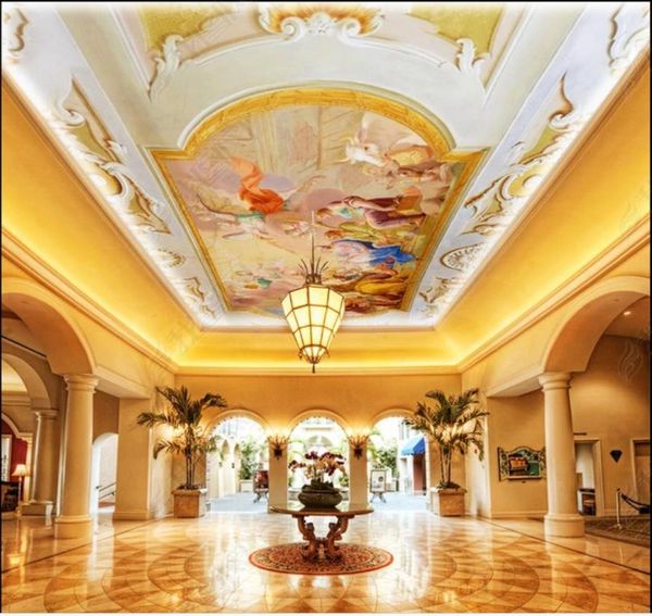 european luxury custom geometric pattern angel zenith ceiling for living room bedroom mural wallpaper home decor ing
european luxury custom geometric pattern angel zenith ceiling for living room bedroom mural wallpaper home decor ing