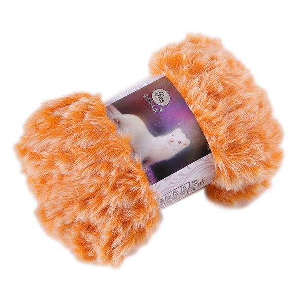 50g/ball diy fluffy plush chunky knitting yarn hand-woven crochet velvet thread lx9e, Black
50g/ball diy fluffy plush chunky knitting yarn hand-woven crochet velvet thread lx9e, Black