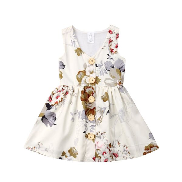 2020 new toddler kids baby girls floral buttons princess sleeveless party dress clothes sundress summer dresses, Red;yellow
2020 new toddler kids baby girls floral buttons princess sleeveless party dress clothes sundress summer dresses, Red;yellow