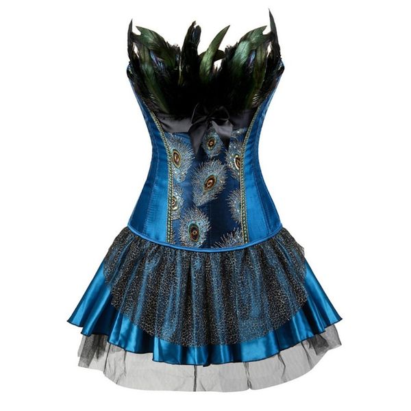 size s-6xl burlesque overbust corsets embroidery peacock princess corset showgirl dance tutu skirt cosplay feathers bustier, Black;white
size s-6xl burlesque overbust corsets embroidery peacock princess corset showgirl dance tutu skirt cosplay feathers bustier, Black;white