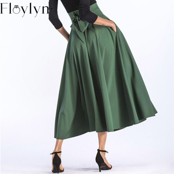 floylyn 2020 women slit long maxi skirt vintage ladies fashion pleated flared pockets lace up bow plus size 4xl, Black
floylyn 2020 women slit long maxi skirt vintage ladies fashion pleated flared pockets lace up bow plus size 4xl, Black