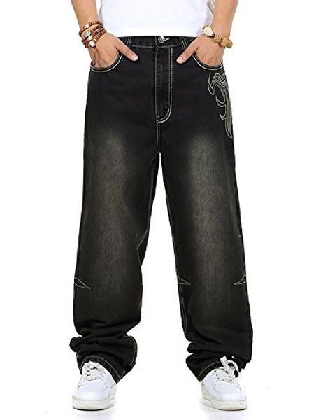 py-bigg mens jeans relaxed fit big & tall baggy hiphop skateboard pants embroidery black rugged wear plus size 30w-46w, Blue
py-bigg mens jeans relaxed fit big & tall baggy hiphop skateboard pants embroidery black rugged wear plus size 30w-46w, Blue