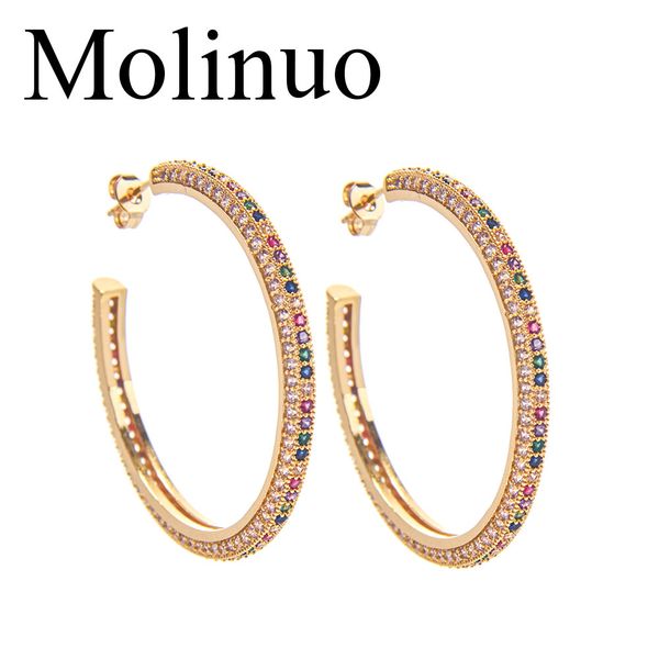 molinuo 42mm round circle mix colorful cubic zirconia european women classic jewelry new design lady jewelry earring, Golden;silver
molinuo 42mm round circle mix colorful cubic zirconia european women classic jewelry new design lady jewelry earring, Golden;silver