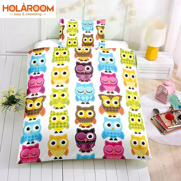 cartoon owl bedding sets 3d bedding set kids bedroom 2-3pcs printed owl polyester duvet cover with pillowcase set juego de cama
cartoon owl bedding sets 3d bedding set kids bedroom 2-3pcs printed owl polyester duvet cover with pillowcase set juego de cama