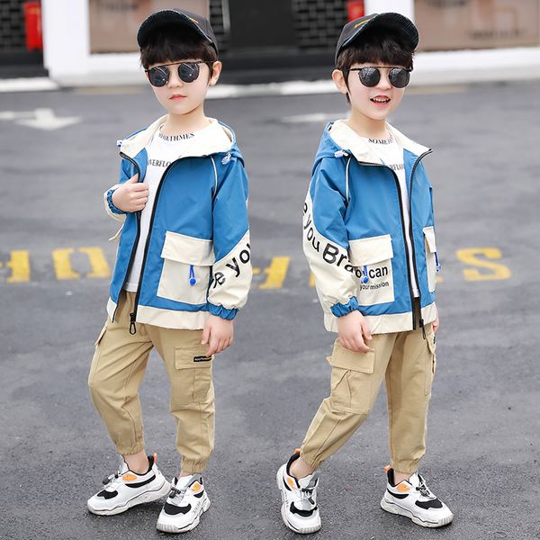 kids jacket coat boys spring autumn hooded windbreak jacket children outwear windproof waterproof fashion sports patchwork coat, Blue;gray
kids jacket coat boys spring autumn hooded windbreak jacket children outwear windproof waterproof fashion sports patchwork coat, Blue;gray