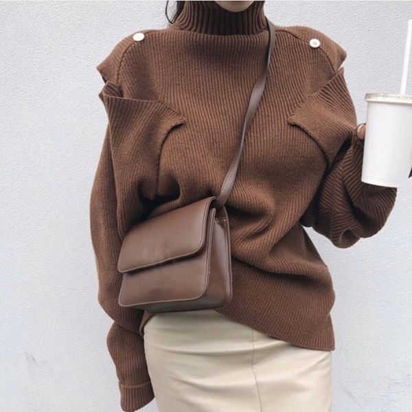 women 2019 solid knitted sweater high street female long sleeve korean oversized pullovers autumn winter turtleneck sweater, White;black
women 2019 solid knitted sweater high street female long sleeve korean oversized pullovers autumn winter turtleneck sweater, White;black