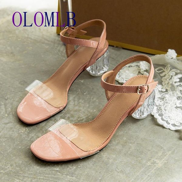 2020 new arrival pvc sandals women summer shoes crystal heel buckle beach shoes simple party wedding woman a512, Black
2020 new arrival pvc sandals women summer shoes crystal heel buckle beach shoes simple party wedding woman a512, Black