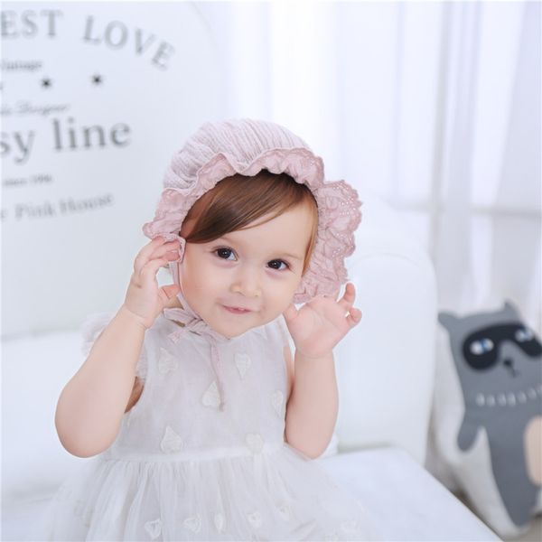 new children's hat spring and summer baby pure cotton lace princess hat men's and women's 100 day baby court, Yellow
new children's hat spring and summer baby pure cotton lace princess hat men's and women's 100 day baby court, Yellow