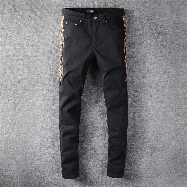 mens skinny jeans brand pencil jeans skinny ripped destroyed stretch slim fit hop hop pants with holes for men mens designer pants jeans, Blue
mens skinny jeans brand pencil jeans skinny ripped destroyed stretch slim fit hop hop pants with holes for men mens designer pants jeans, Blue