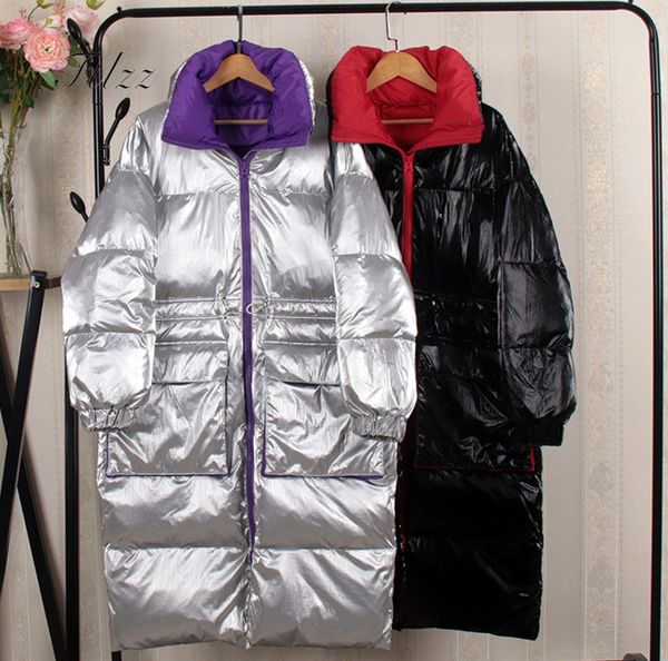 warm sliver white duck coat women slim long sleeved zipper streetwear style long down jacket female winter thick parkas mujer, Black
warm sliver white duck coat women slim long sleeved zipper streetwear style long down jacket female winter thick parkas mujer, Black