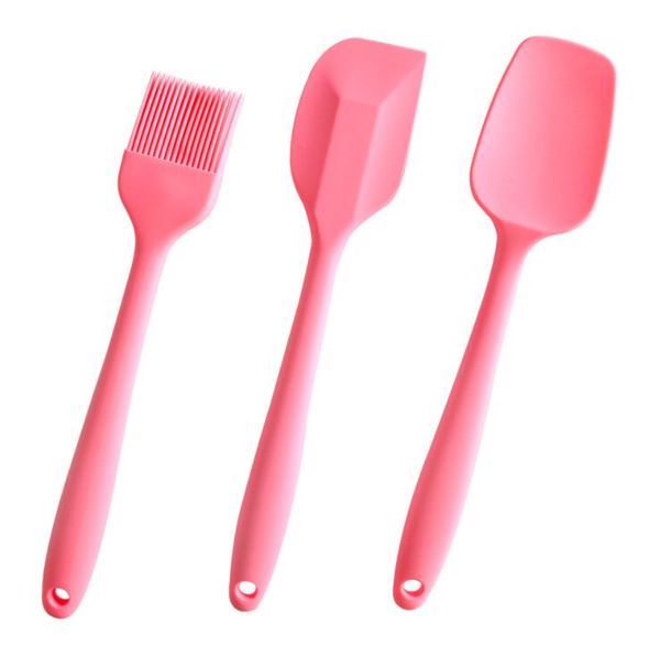 silicone cream butter cake spatula pastry oil brush non-stick silica scraper spoon 3pcs/ lot kitchen utensils for cooking baking
silicone cream butter cake spatula pastry oil brush non-stick silica scraper spoon 3pcs/ lot kitchen utensils for cooking baking