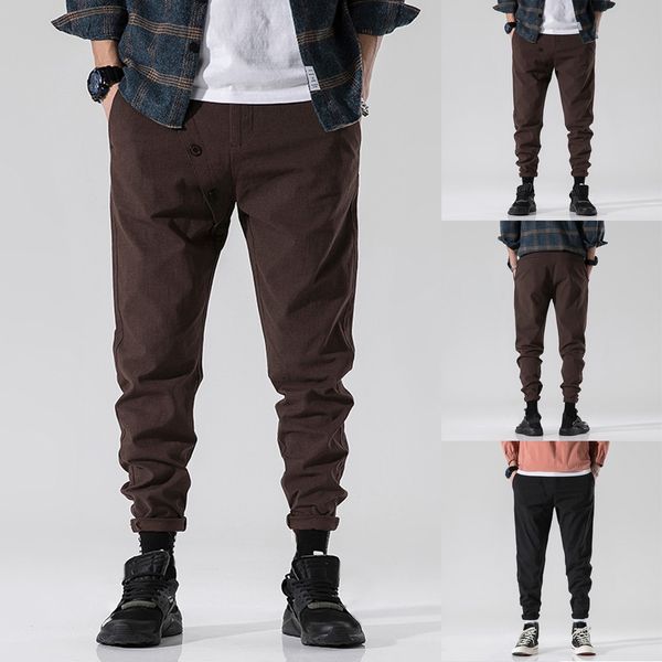 hip hop sweatpants men's new casual outdoor pocket beach multi-button trousers long pants streetwear pantalones hombre, Black
hip hop sweatpants men's new casual outdoor pocket beach multi-button trousers long pants streetwear pantalones hombre, Black