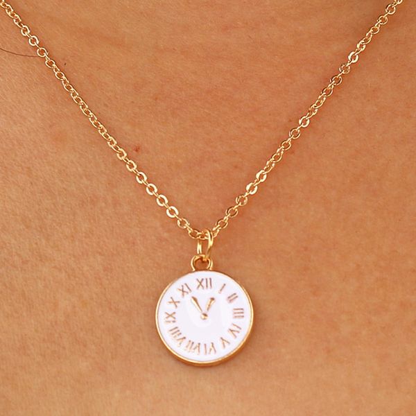 n949 trendy tiny time pendant necklace women gold plated chain lady girl gifts bijoux fashion jewelry colar big promotion, Silver
n949 trendy tiny time pendant necklace women gold plated chain lady girl gifts bijoux fashion jewelry colar big promotion, Silver