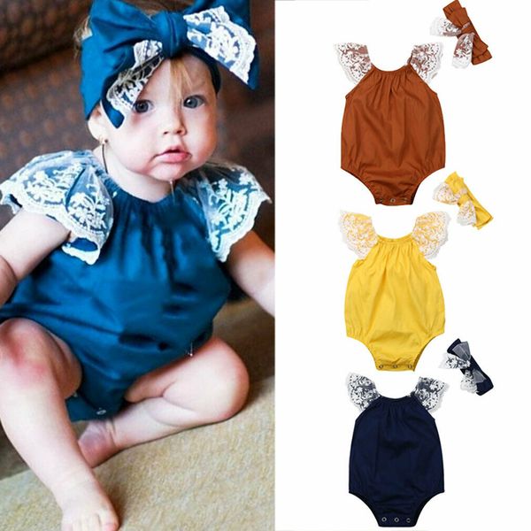 infant baby girl boys cute bodysuits headband 2pcs lace ruffles sleeve solid jumpsuits clothes 4 colors, Blue
infant baby girl boys cute bodysuits headband 2pcs lace ruffles sleeve solid jumpsuits clothes 4 colors, Blue