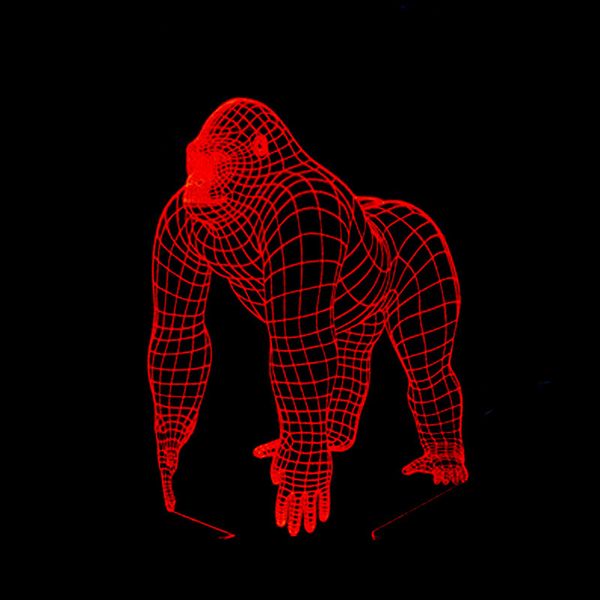 foreign trade new pattern chimpanzee colorful 3d small night-light colorful touch remote control led vision three-dimensional desk lamp
foreign trade new pattern chimpanzee colorful 3d small night-light colorful touch remote control led vision three-dimensional desk lamp