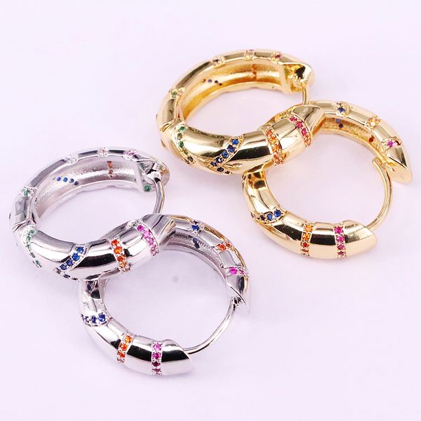 5 pairs, gold / silver color copper earrings mixed color cubic zirconia circle hoop women's fashion jewelry, Golden;silver
5 pairs, gold / silver color copper earrings mixed color cubic zirconia circle hoop women's fashion jewelry, Golden;silver