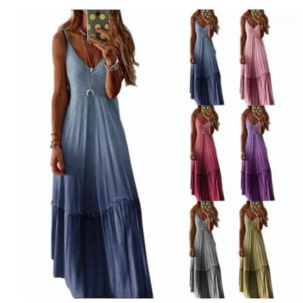 gradient color strapped dress 2020 spring summer new style europe and america womens dress loose fit v neck, Black;gray
gradient color strapped dress 2020 spring summer new style europe and america womens dress loose fit v neck, Black;gray