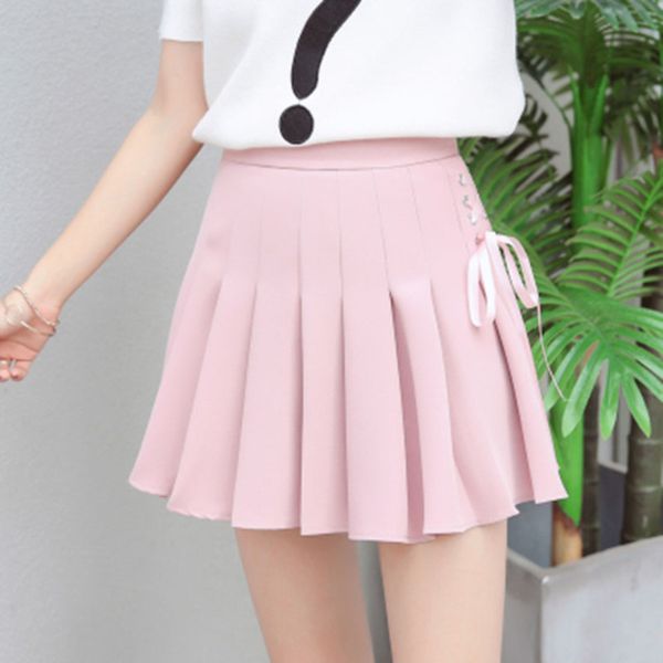 girls tennis skirt pleated skirt female straps tie bow wild student cheerleading college wind, Black;red
girls tennis skirt pleated skirt female straps tie bow wild student cheerleading college wind, Black;red