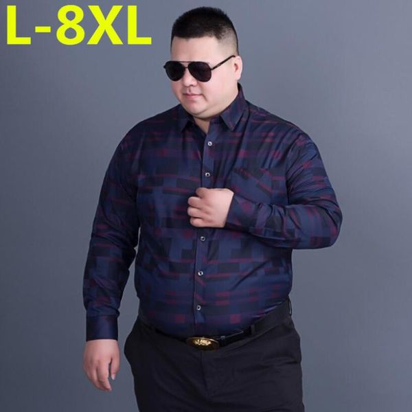 plus size 8xl 7xl 6xl spring new brand business men's slim fit dress shirt male long sleeves casual shirt camisa masculina, White;black
plus size 8xl 7xl 6xl spring new brand business men's slim fit dress shirt male long sleeves casual shirt camisa masculina, White;black