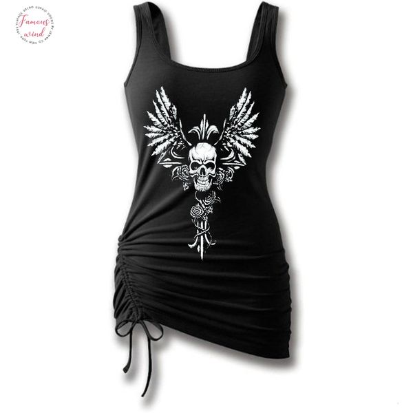 2019 women casual o neck sleeveless bandage printed skull plus size s 5xl irregular tees femme slim t shirt sj4426e, White
2019 women casual o neck sleeveless bandage printed skull plus size s 5xl irregular tees femme slim t shirt sj4426e, White