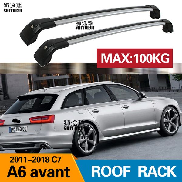 shiturui 2pcs roof bars for a6 avant estate 2011-2018 c7 aluminum alloy side bars cross rails roof rack luggage carrier
shiturui 2pcs roof bars for a6 avant estate 2011-2018 c7 aluminum alloy side bars cross rails roof rack luggage carrier