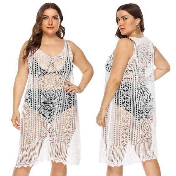 beach cover ups for women crochet beachwear off shoulder white dress lace bikini cover-ups 2020 summer woman swim plus size xxl
beach cover ups for women crochet beachwear off shoulder white dress lace bikini cover-ups 2020 summer woman swim plus size xxl