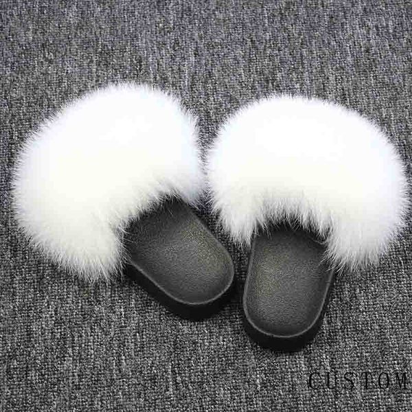 new real fox fur new slippers women fur home fluffy sliders plush furry summer flats cut ladies shoes large selling, Black
new real fox fur new slippers women fur home fluffy sliders plush furry summer flats cut ladies shoes large selling, Black