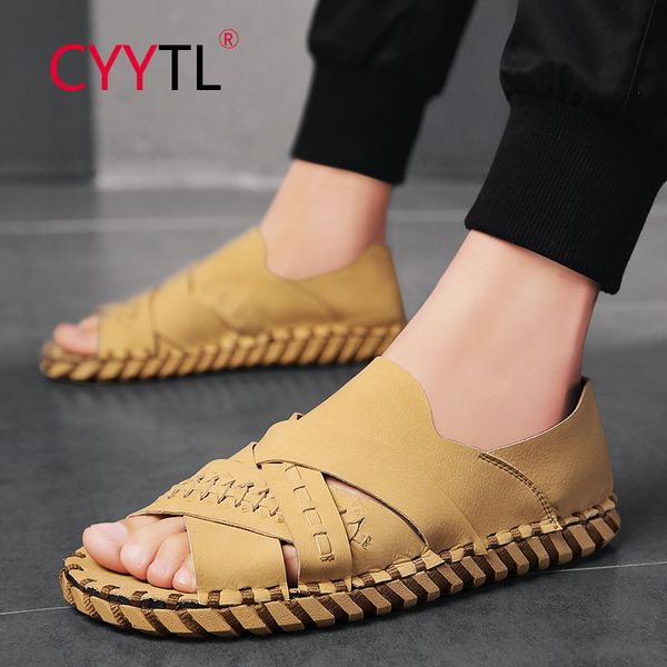 cyytl fashion summer men casual sandals slip on straps leather men shoes open toe cool slippers male sandals beach sandalias, Black
cyytl fashion summer men casual sandals slip on straps leather men shoes open toe cool slippers male sandals beach sandalias, Black