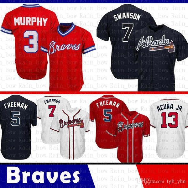 Top quality 13 Ronald Acuña Jr. Atlanta Jersey Braves 10 Chipper Jones 5 Freddie Freeman 3 Dale Murphy 7 Dansby Swanson Baseball Jerseys
Top quality 13 Ronald Acuña Jr. Atlanta Jersey Braves 10 Chipper Jones 5 Freddie Freeman 3 Dale Murphy 7 Dansby Swanson Baseball Jerseys