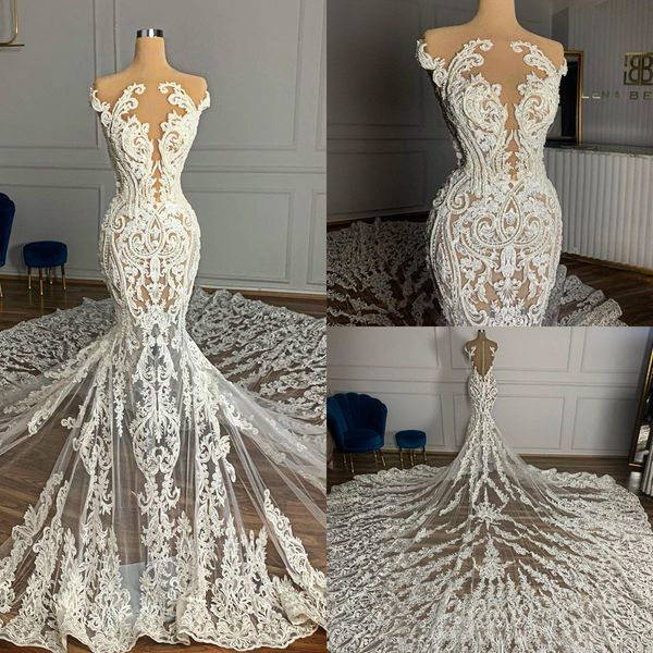arabia lace mermaid wedding dresses 2020 plus size illusion beaded vintage wedding gowns custom made vestidos de novia, White
arabia lace mermaid wedding dresses 2020 plus size illusion beaded vintage wedding gowns custom made vestidos de novia, White