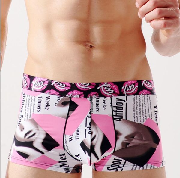 printed silk underwears summer fashion clothing underpants designer mens boxers, Black;white
printed silk underwears summer fashion clothing underpants designer mens boxers, Black;white