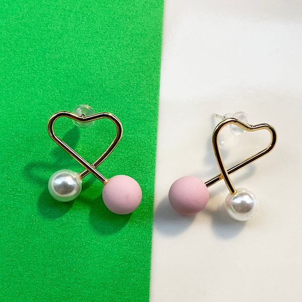 vogallery cute heart stud earrings gold color imitation pearls earing women fashion minimalist jewelry polymer clay jewellery, Golden;silver
vogallery cute heart stud earrings gold color imitation pearls earing women fashion minimalist jewelry polymer clay jewellery, Golden;silver