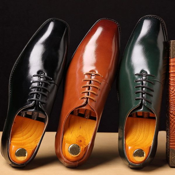 british designer men green leisure derby shoes fashion square toe business leisure trending shoes for man plus size 47 48 wh-qm025, Black
british designer men green leisure derby shoes fashion square toe business leisure trending shoes for man plus size 47 48 wh-qm025, Black
