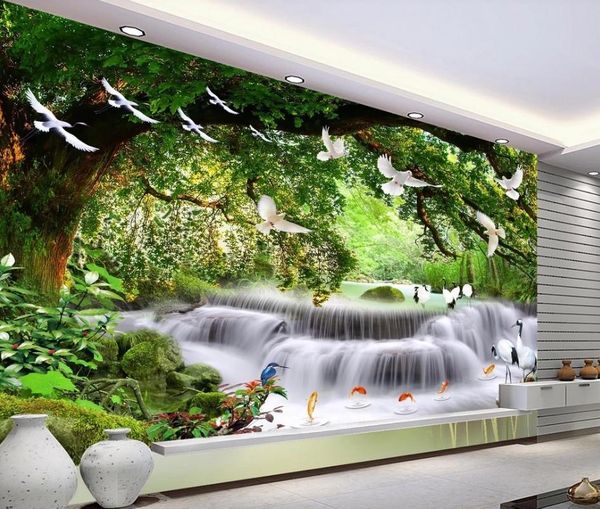 custom wallpapers 3d mural waterfall bird fantasy forest landscape landscape background wall
custom wallpapers 3d mural waterfall bird fantasy forest landscape landscape background wall