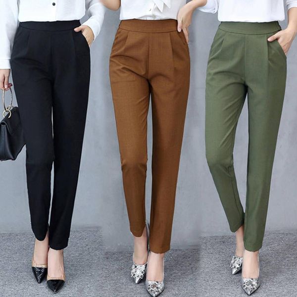 kuulee women solid casual pants elastic waist trousers loose slim harlan pants for woman, Black;white
kuulee women solid casual pants elastic waist trousers loose slim harlan pants for woman, Black;white