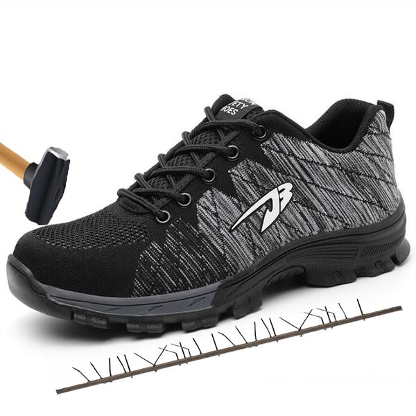 men and women steel toe safety boots shoes outdoor breathable men work shoes puncture-proof workers sneakers dropshipping, Black
men and women steel toe safety boots shoes outdoor breathable men work shoes puncture-proof workers sneakers dropshipping, Black