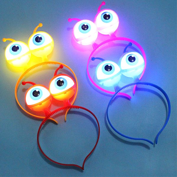led light up headbands flashing eyeball headband hair accessories halloween rave party hairhoop for children wholesale, Blue;red
led light up headbands flashing eyeball headband hair accessories halloween rave party hairhoop for children wholesale, Blue;red