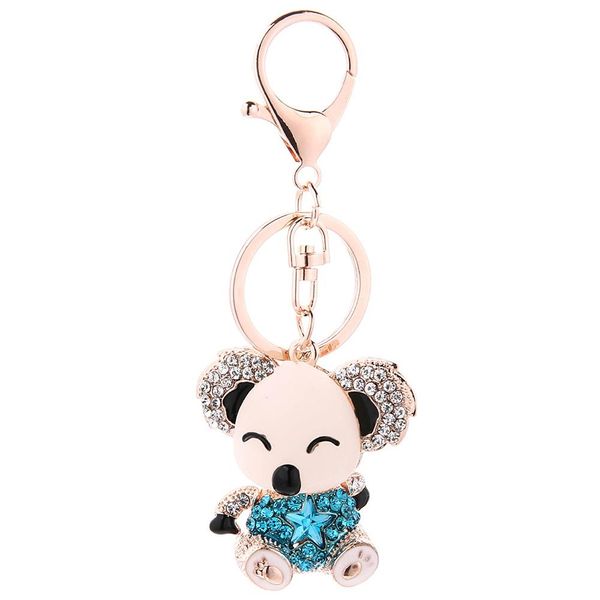 lovely cartoon koala rhinestone alloy keyring women key chain bag hanging decor, Silver
lovely cartoon koala rhinestone alloy keyring women key chain bag hanging decor, Silver