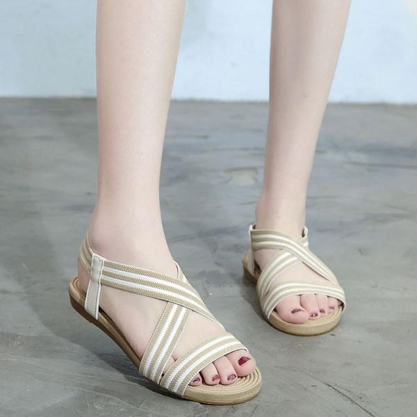 sandals women 2020 woven flat shoes summer sandals women boho large size outdoor shoes ladies elastic band beach, Black
sandals women 2020 woven flat shoes summer sandals women boho large size outdoor shoes ladies elastic band beach, Black