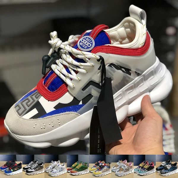 2019 chain reaction fashion luxury men women designer shoes black white sports running sneakers leather flat casual women shoes
2019 chain reaction fashion luxury men women designer shoes black white sports running sneakers leather flat casual women shoes