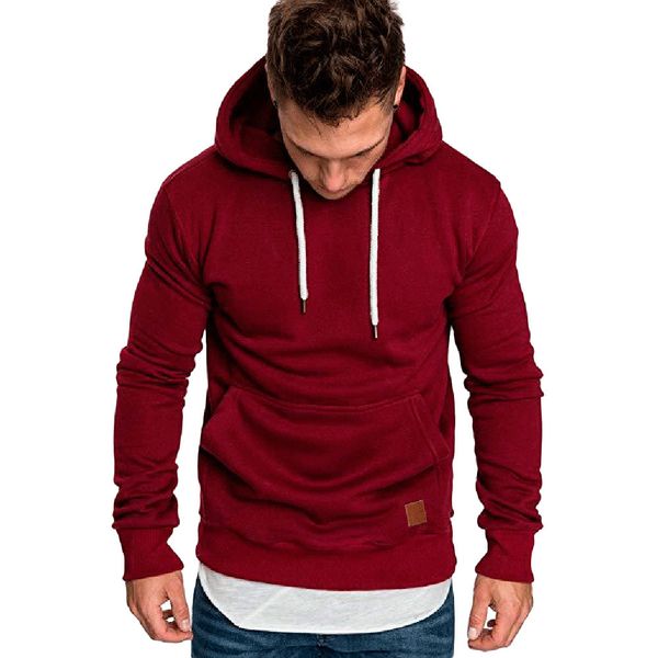 2019 new spring sweatshirt men casual hoodies male long sleeve solid hoodie men plus size, Black
2019 new spring sweatshirt men casual hoodies male long sleeve solid hoodie men plus size, Black
