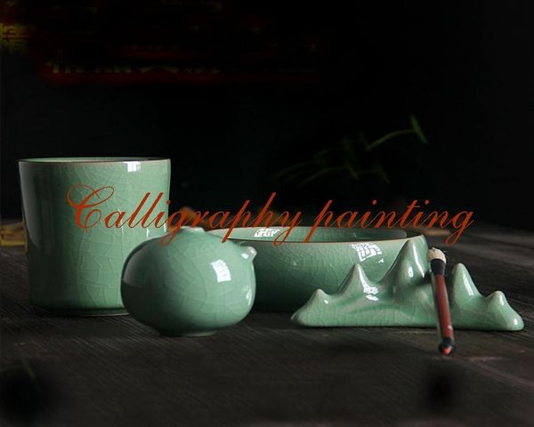 brush rest washer pot water droplets chinese water ink painting calligraphy tool
brush rest washer pot water droplets chinese water ink painting calligraphy tool