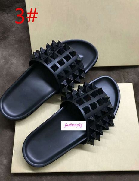 donna studded flat slippers designer willow nails soft bottom rubber slippers men rivet spikes flat slippersoriginal box, Black
donna studded flat slippers designer willow nails soft bottom rubber slippers men rivet spikes flat slippersoriginal box, Black
