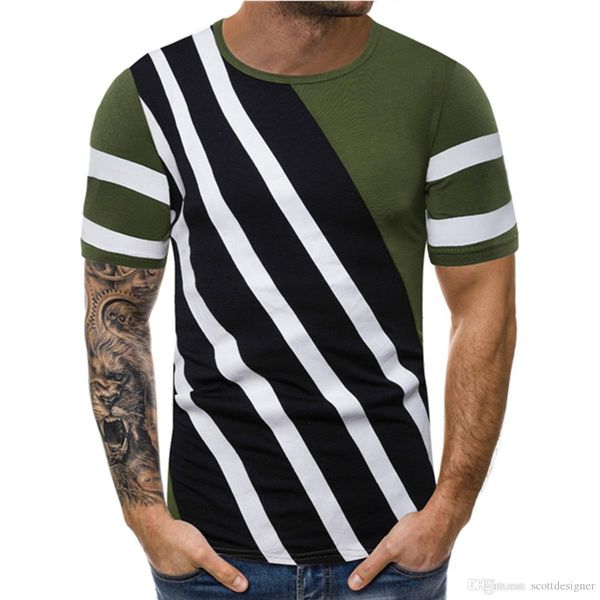designer casual pure color line pallened mens shirts designer crew neck short sleeve vintage men casual tees, White;black
designer casual pure color line pallened mens shirts designer crew neck short sleeve vintage men casual tees, White;black
