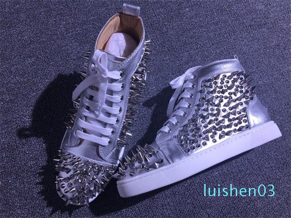 luxury designer pik pik spikes sneaker flat,red bottom shoes luxury designer high men's rivets leisure flats with box eu35-46 l03, Black
luxury designer pik pik spikes sneaker flat,red bottom shoes luxury designer high men's rivets leisure flats with box eu35-46 l03, Black