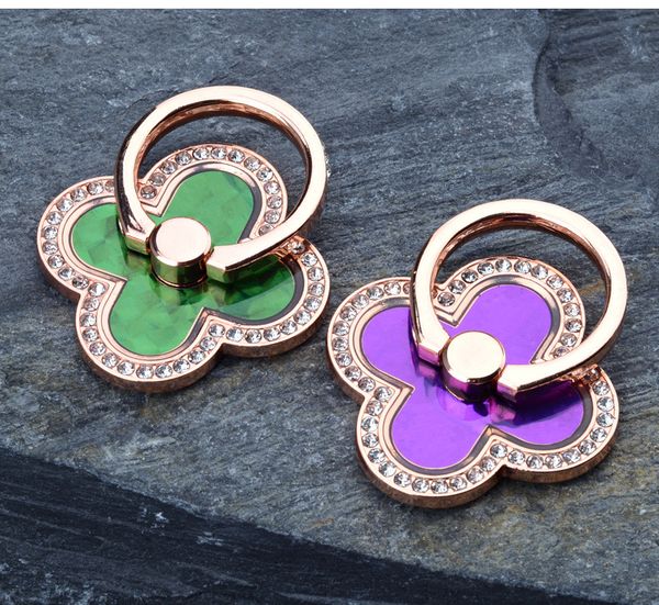 four-leaf clover 360 degree finger ring mobile phone smartphone stand holder for iphone ipad smart phone luxury couple models
four-leaf clover 360 degree finger ring mobile phone smartphone stand holder for iphone ipad smart phone luxury couple models