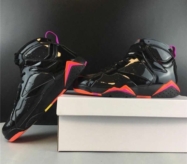 new exclusive 7 black patent leather man basketball designer shoes black anthracite smoke grey bright crimson fashion sneakers
new exclusive 7 black patent leather man basketball designer shoes black anthracite smoke grey bright crimson fashion sneakers