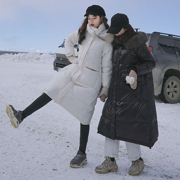 2019 women winter jacket hooded warm coat plus size candy color cotton padded jacket female long parka womens winter coat wadded, Black
2019 women winter jacket hooded warm coat plus size candy color cotton padded jacket female long parka womens winter coat wadded, Black